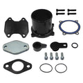 EGR Delete Kit &amp; Black Throttle Valve Delete Kit For 2013 2014 2015 2016 2017 Ram 3500 CAB &amp; CHASSIS 6.7L Cummins