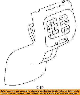 Jeep CHRYSLER OEM 2014 Cherokee Console-Rear Cover 1ZX68DX9AB