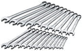 SK Professional Tools 86225 23-Piece 12-Point Metric Regular Combination Wrench Set - SuperKrome Finish, Set of 23 Chrome Wrenches Made in USA
