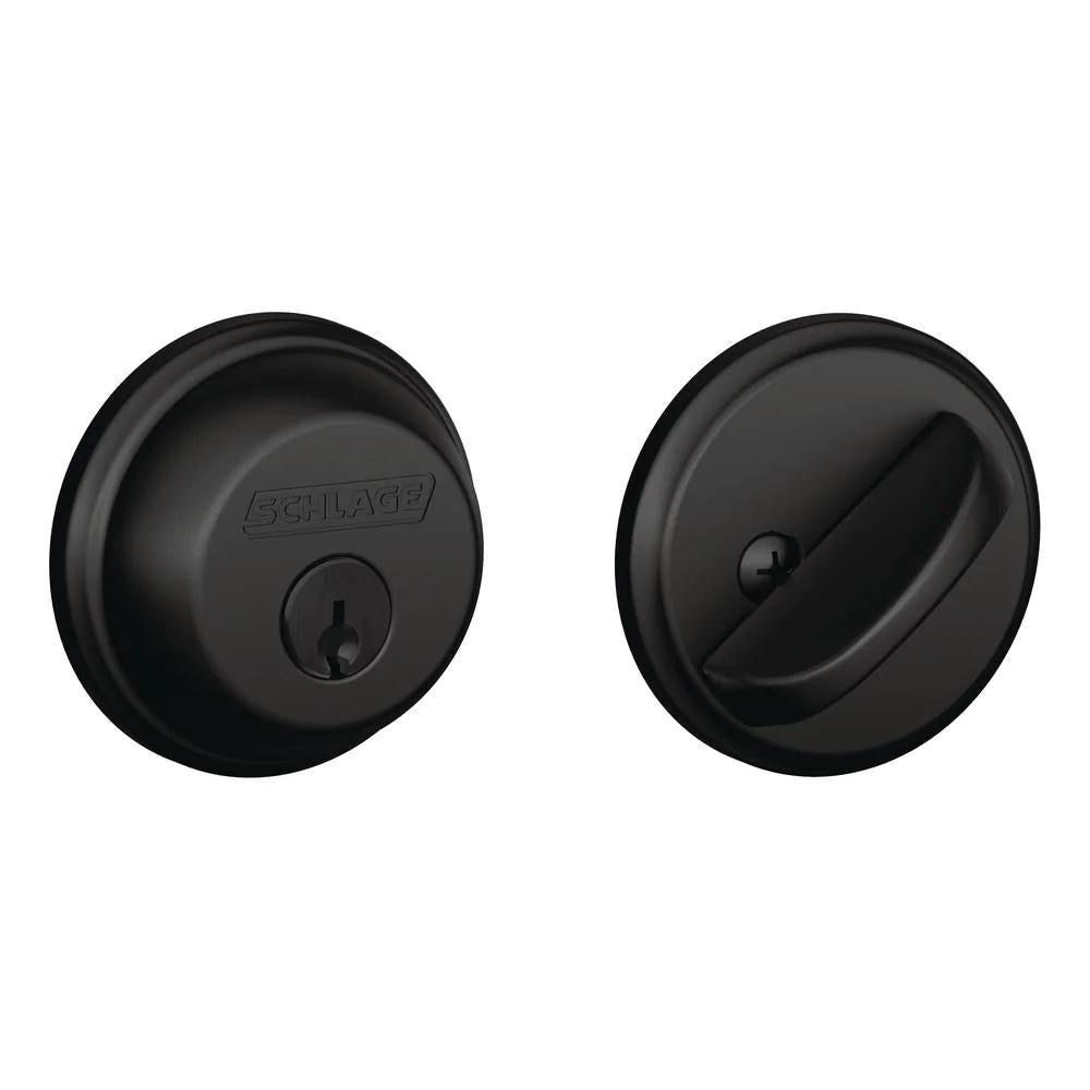 Matte Black Single Cylinder Deadbolt
