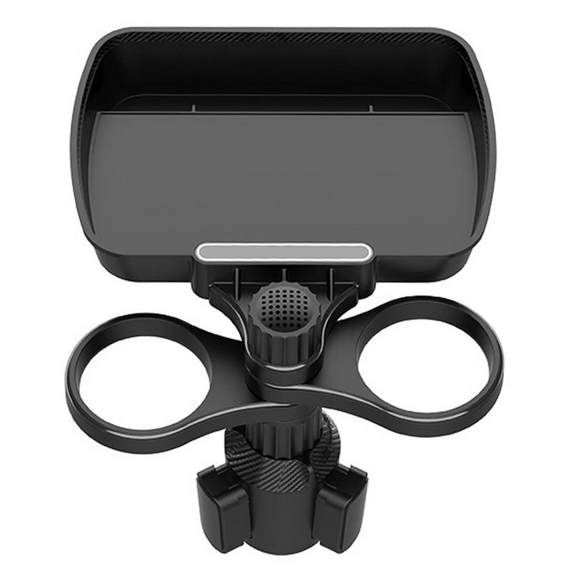 360° Swivel Car Cup Holder Tray - Keep Your Drinks &amp; Food Organized &amp; Accessories!