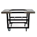 Cart with Basket and  Steel Side Shelves, Oval JR 200