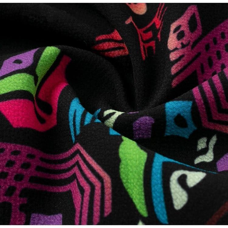 kimono ethnic flare sleeve dress