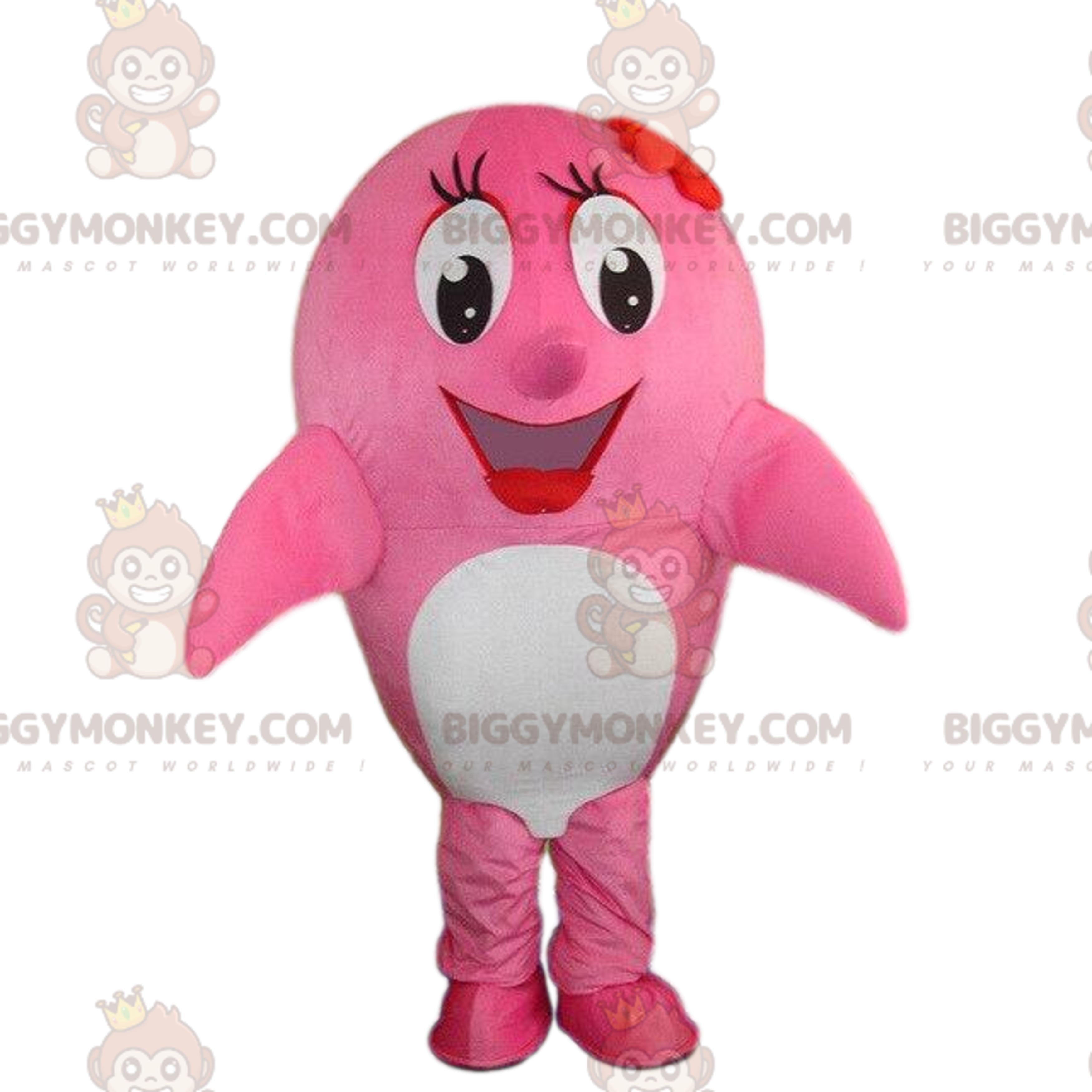Dolphin BIGGYMONKEYmascot costume, fish costume, whale fancy dress