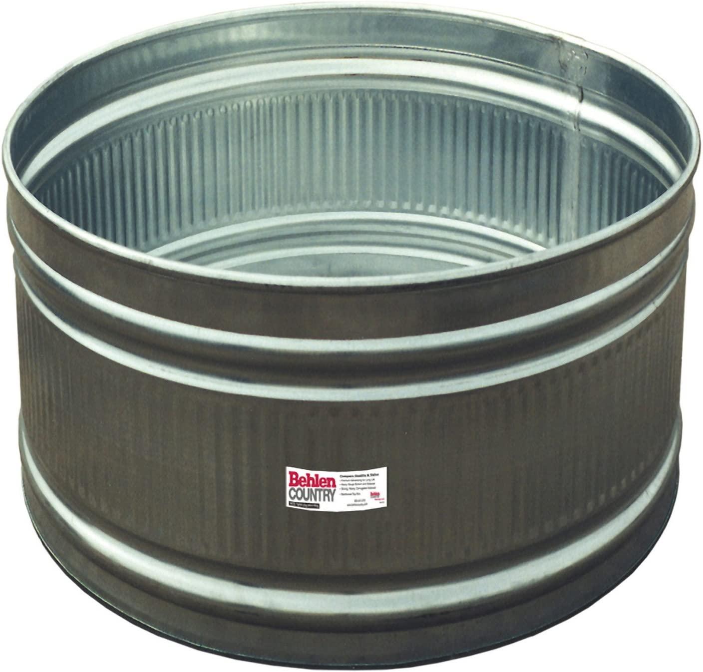 Behlen Country 50130118C 78-Gallon Galvanized Round Tank