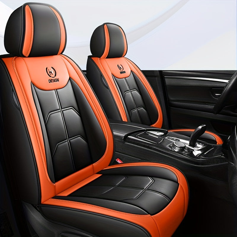 Upgrade Your Car Seats with Our Premium PU Car Seat Cover - Universal Fit for Most Cars, SUVs, Vans, and Trucks!