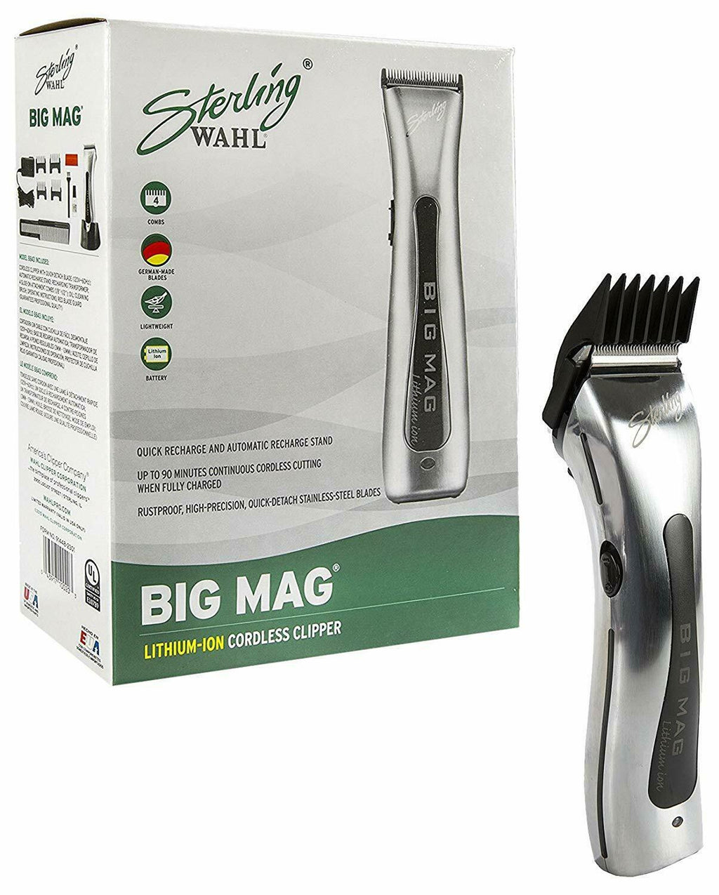 Wahl Professional Sterling Big Mag Clipper #8843 Great for Professional Stylists