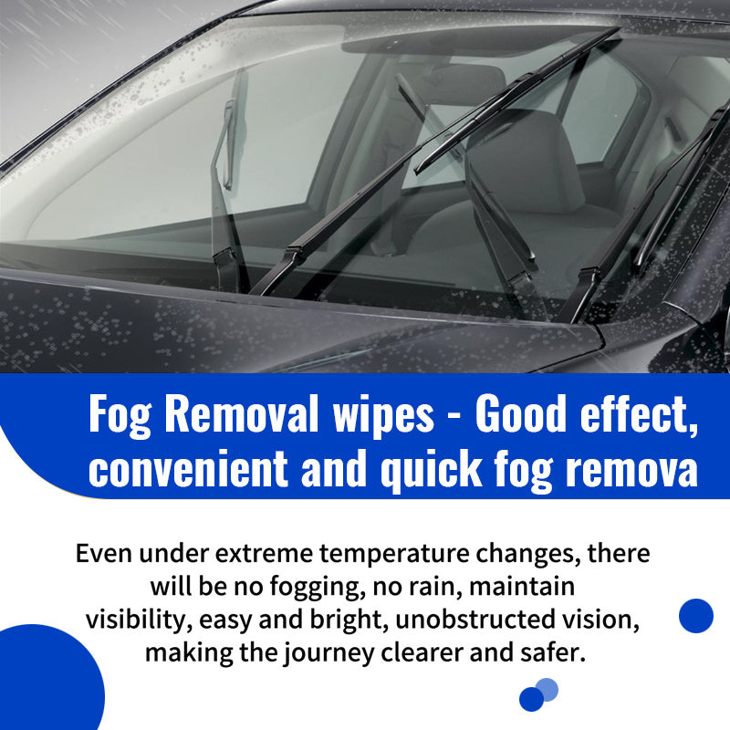 Crystal Clear Vision: Car Anti-fog Wipes For Windshield Defogging And Glass Cleaning