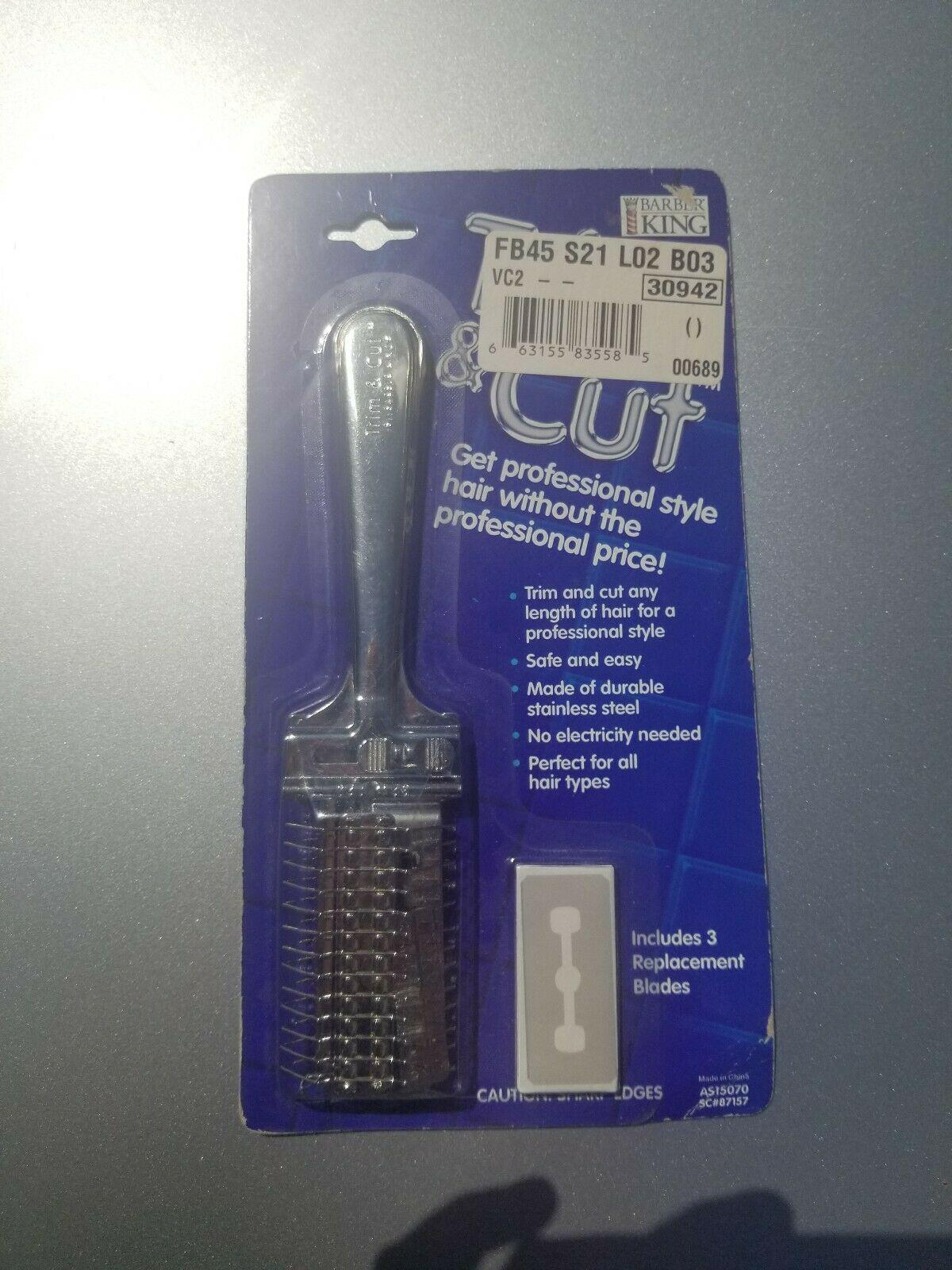 Trim&Cut Professional Hair Groomer~No Electricity Needed! Brand w/ 3 Blades~