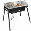 Outdoor Propane LPG Flat Top Cooker Grill With Stand Griddle