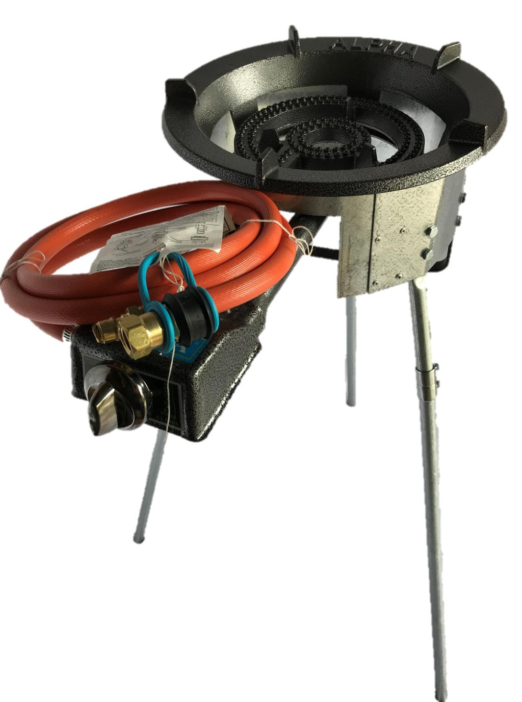 Natural Gas Wok Burner Long Leg with Wind Guard EF13LQN50WG