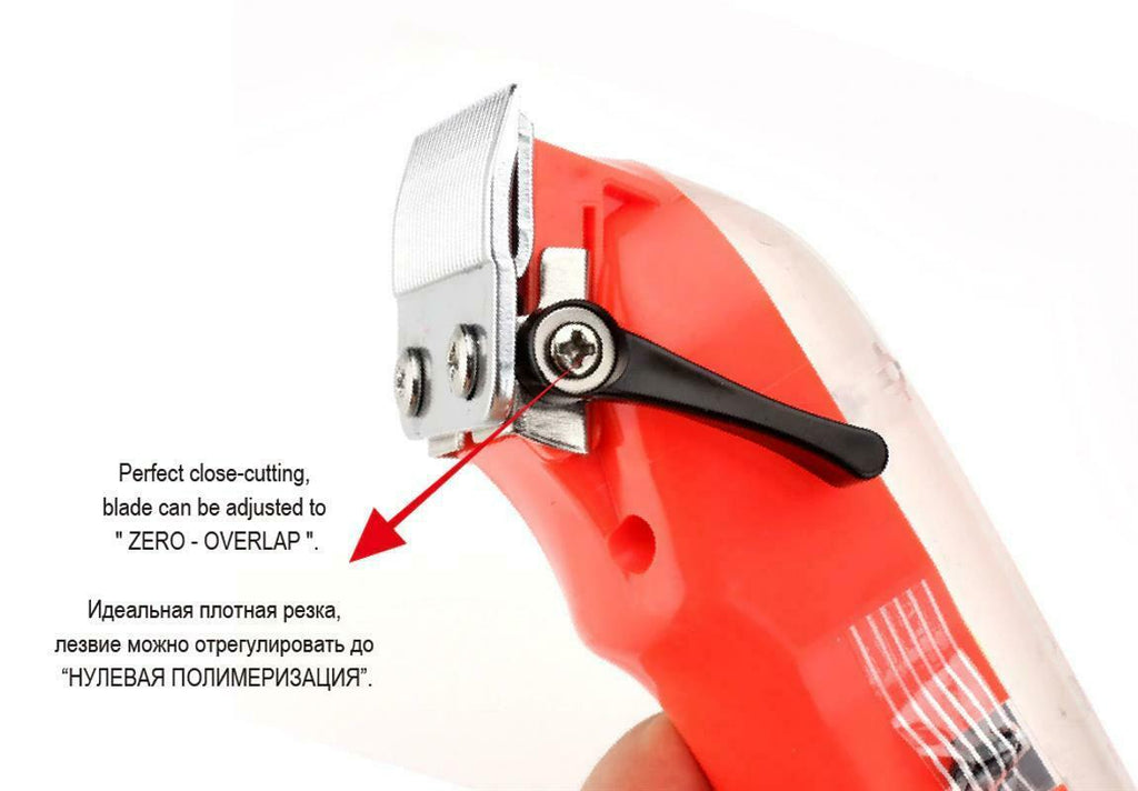 Hair Trimmer Transparent Professional Rechargeable Clipper 6900 RPM 2200 Battery