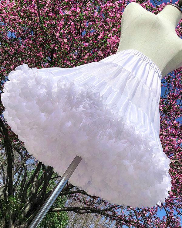 tulle lolita petticoat cosplay party dress petticoat ballet tutu underskirt