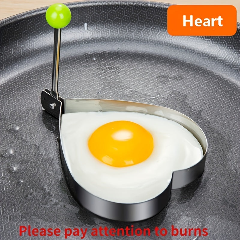Steel Fried Egg Pancake Shaper Omelette Mold, Frying Egg CooTools, RV Kitchen Accessories Gadget Rings, 4 Styles To Choose