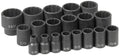 19-Piece 1/2" Drive SAE  Impact Socket Set 1719 New-Tool set-Wrench set-Tool kit-Socket sets-Tools for mechanics-Socket set-Impact socket set-Hand tools-Mechanic tools-Mechanic tool set
