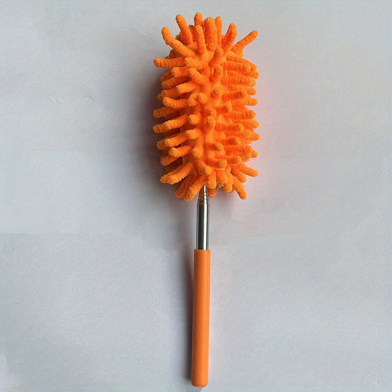 1Pc Microfiber Duster Brush, Extendable Hand Dust Cleaner Anti Dusting Brush Home Duster Air-condition Car Furniture Cleaning Brush Cleaning Tool