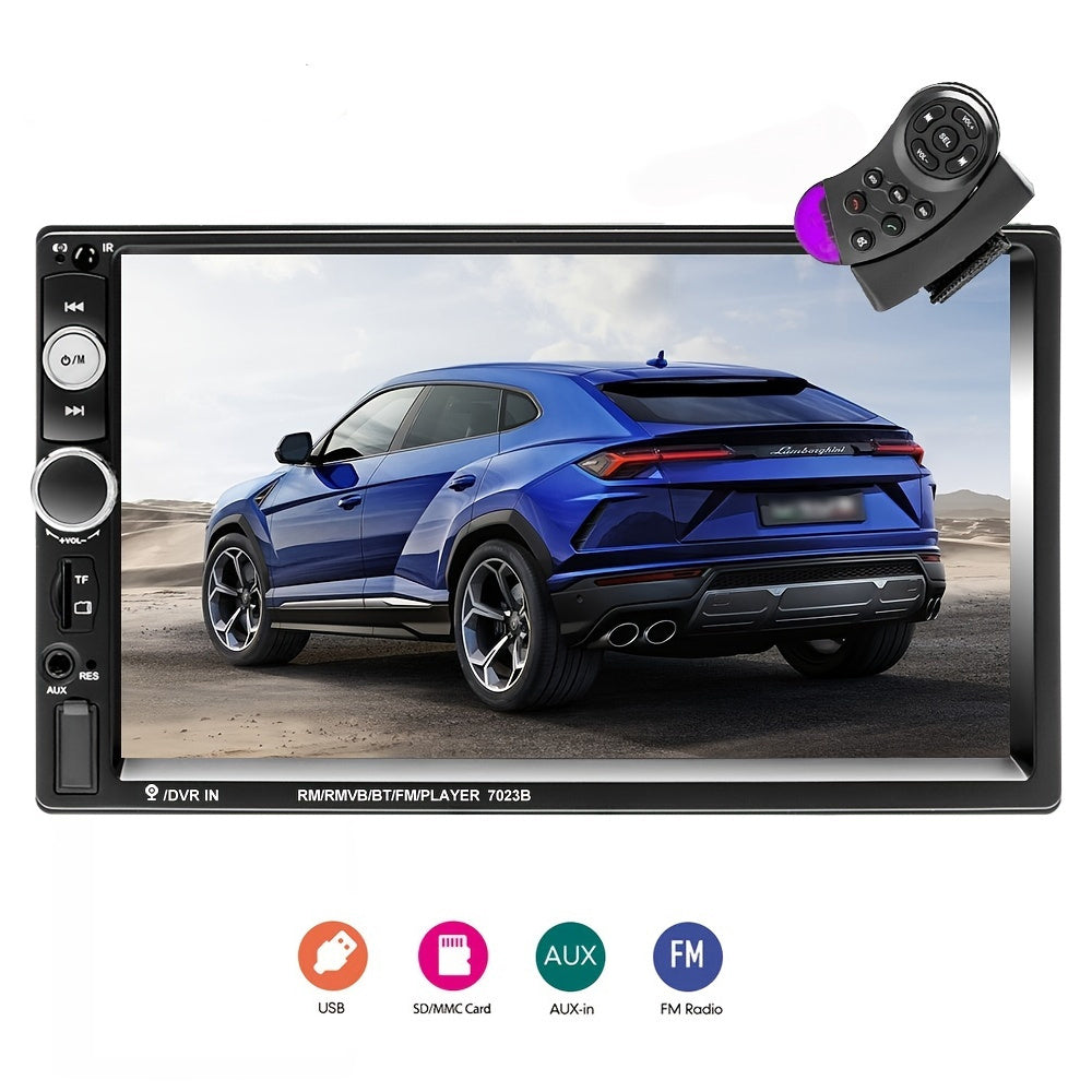 Car Multimedia Player 1080P High Resolution FM Audio Support Mirror Link Backup Camera Support Remote Control AUX Audio For IOS/Android