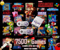 Super  SNES Classic Retro Gaming Console 7500 Games - 25+ Consoles