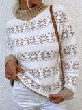 Fashion Striped Round Neck Long Sleeve Casual Pullover