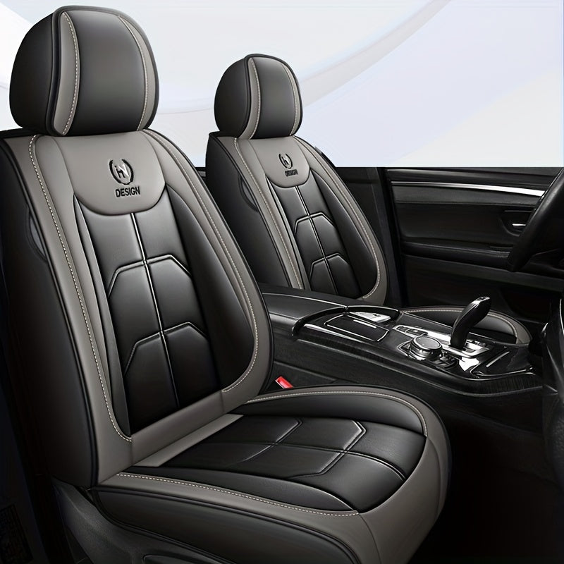 Upgrade Your Car Seats with Our Premium PU Car Seat Cover - Universal Fit for Most Cars, SUVs, Vans, and Trucks!