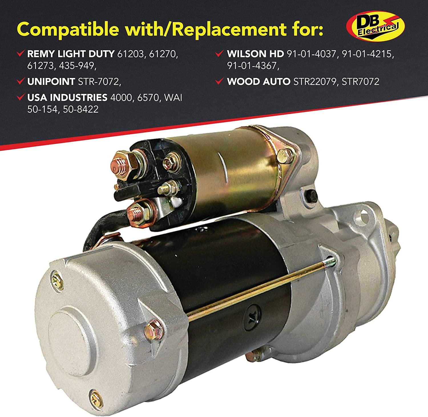 DB Electrical 410-12117 Starter Compatible With/Replacement For  UT40 1975-1981, UT60 1979-1983, 302A 1974-1981, 310A 1976-1983, 401C 1974-1982, 410 1974-1984 AT18150, TY1458, 6570N