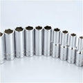 Wrench 1/2inch Deep Long Socket Set CRV 8-32mm Deep Socket Adapter for Torque Ratchet Socket Wrench Spanner Repair Hand Tool Metal Material (Color : 20PC)