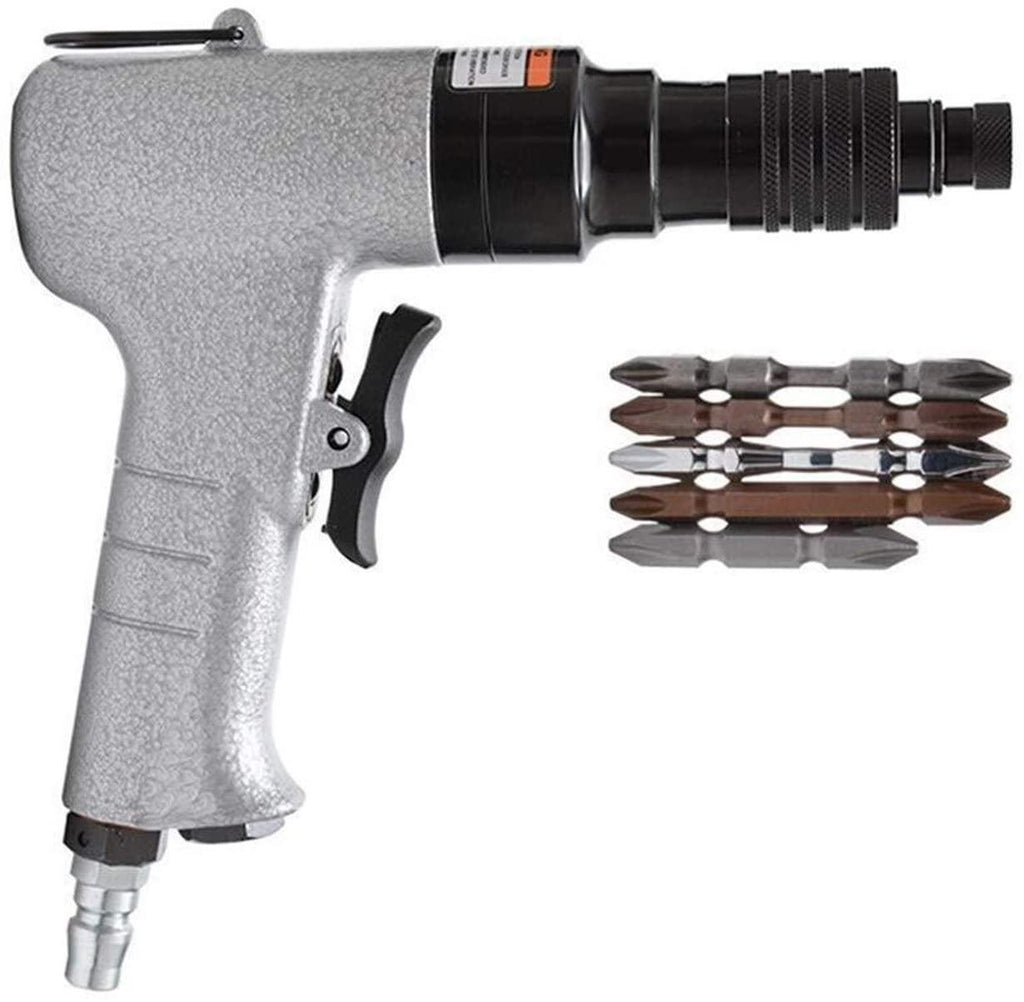 Auoeer High Strength Pneumatic Screwdriver, Positive and Negative Wind Batch Industrial Grade Hand Tool Multifunction and Ergonomic
