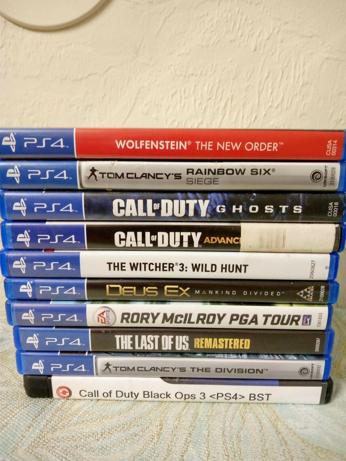 Playstation 4 with 10 games and extra wireless controller with original box Sony