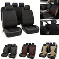 Car PU Leather Seat Cover High Quality Full Set universal cars Leather Seat Cover 5 Seat Protection Cover Suitable For Most Cars