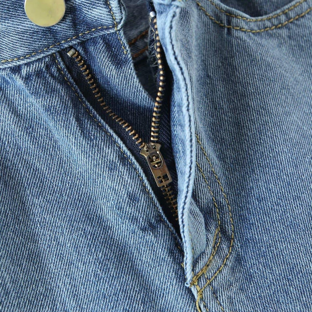 high-waist embroidery wide leg shorts
