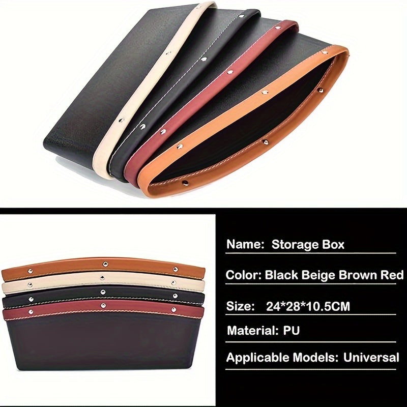 1PC Car Seat Seam Gap Filler StoraOrganizer Pocket Holder Foldable Pouch Box