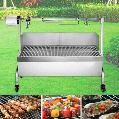 46" LarSpit Roaster Rotisserie Pig Lamb Roast BBQ Picnic Outdoor Cook Grill