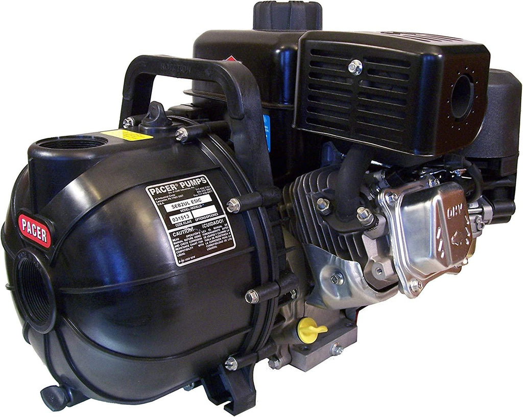 Pacer Pumps SE2PL E550 Multi-Purpose Water Transfer Pump with 2 Inch Inlet and Outlet