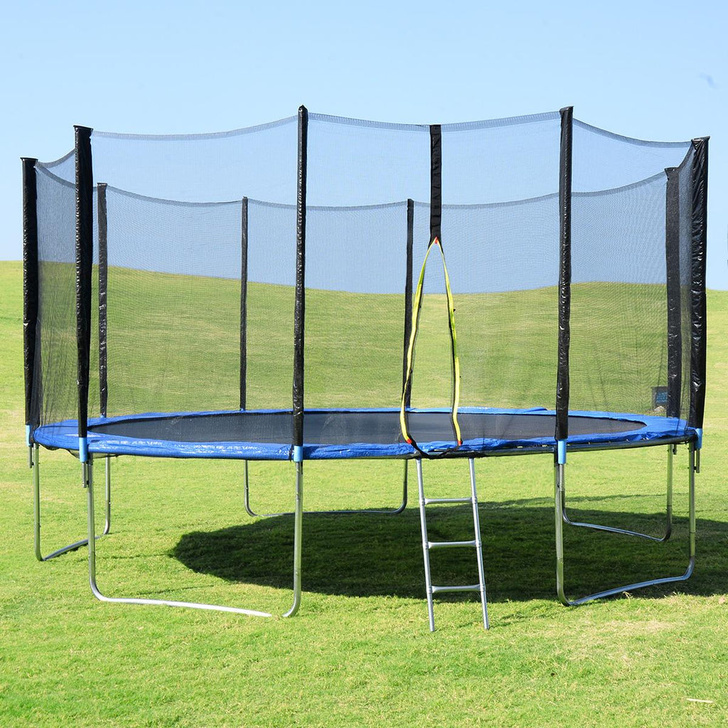 Gymax 15 FT Trampoline Combo Bounce Jump Safety Enclosure Net