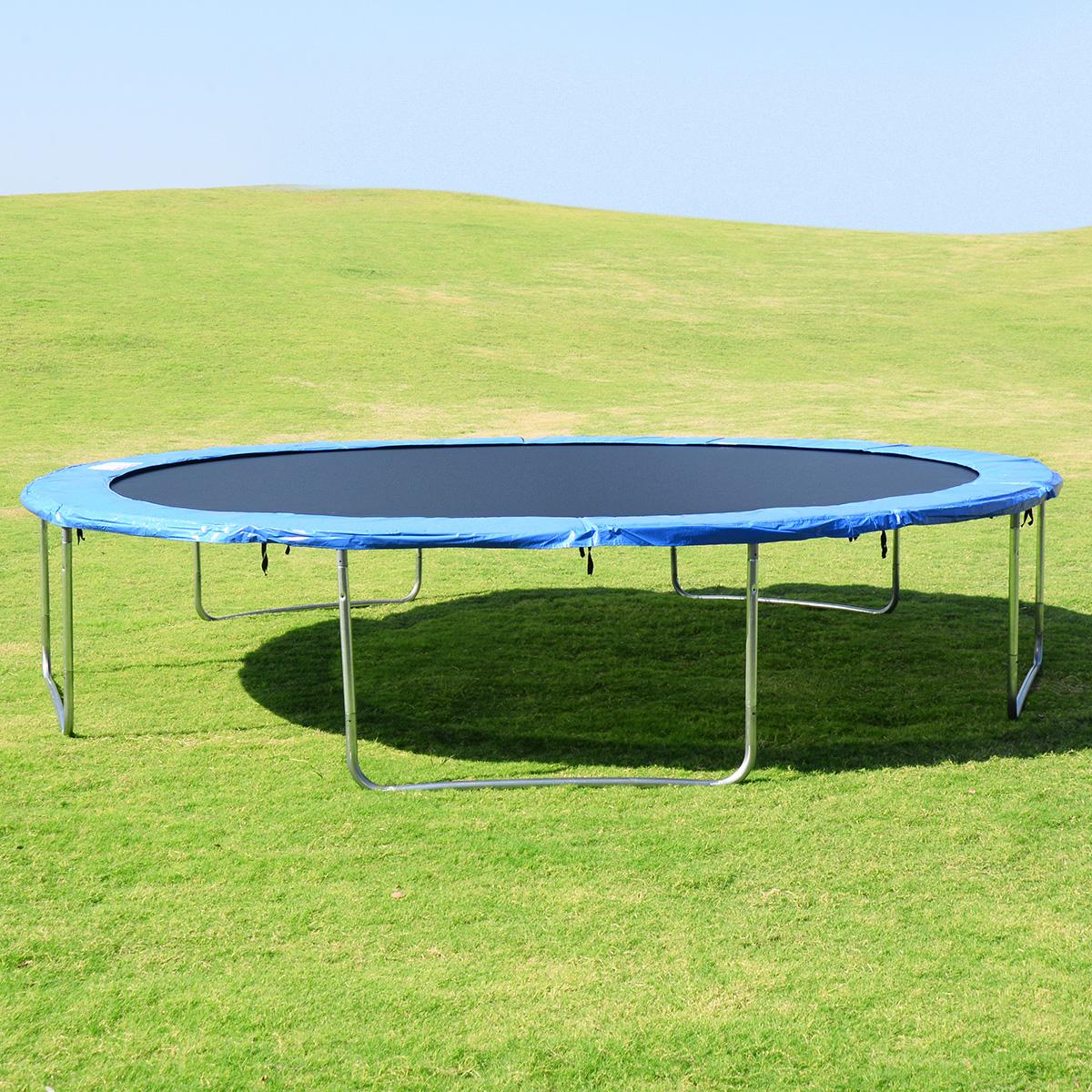Gymax 15 FT Trampoline Combo Bounce Jump Safety Enclosure Net