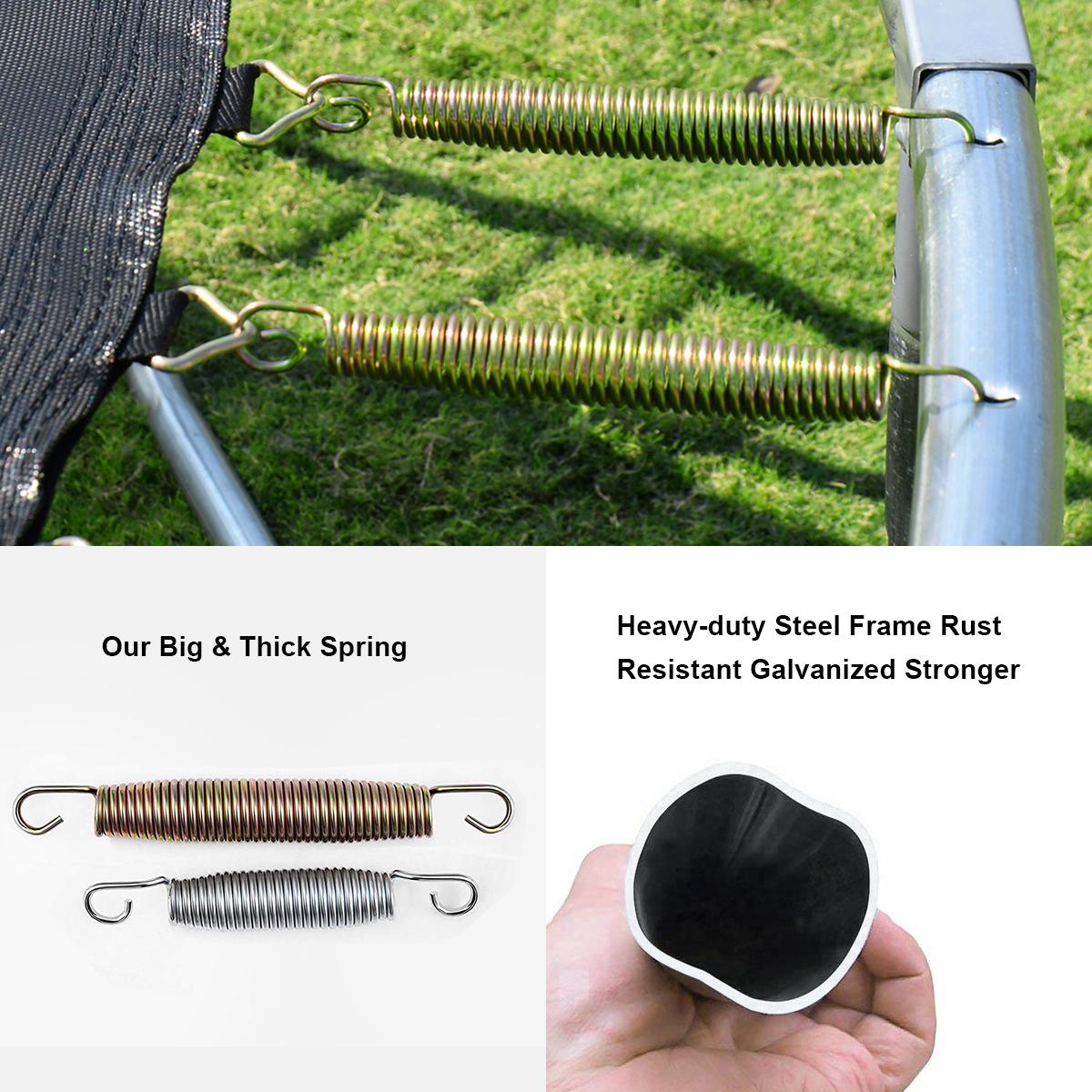 Gymax 15 FT Trampoline Combo Bounce Jump Safety Enclosure Net
