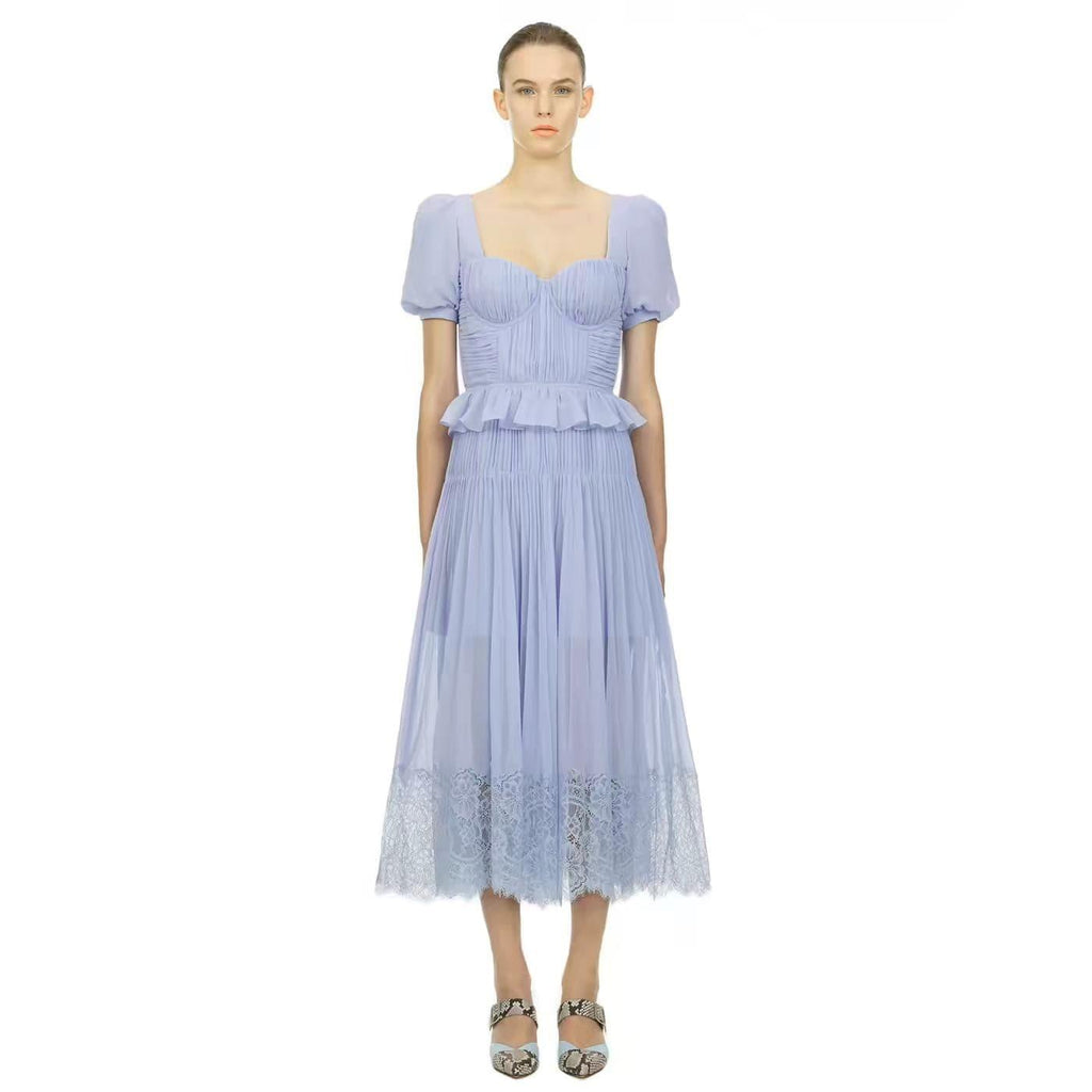 vintage ruffle dress