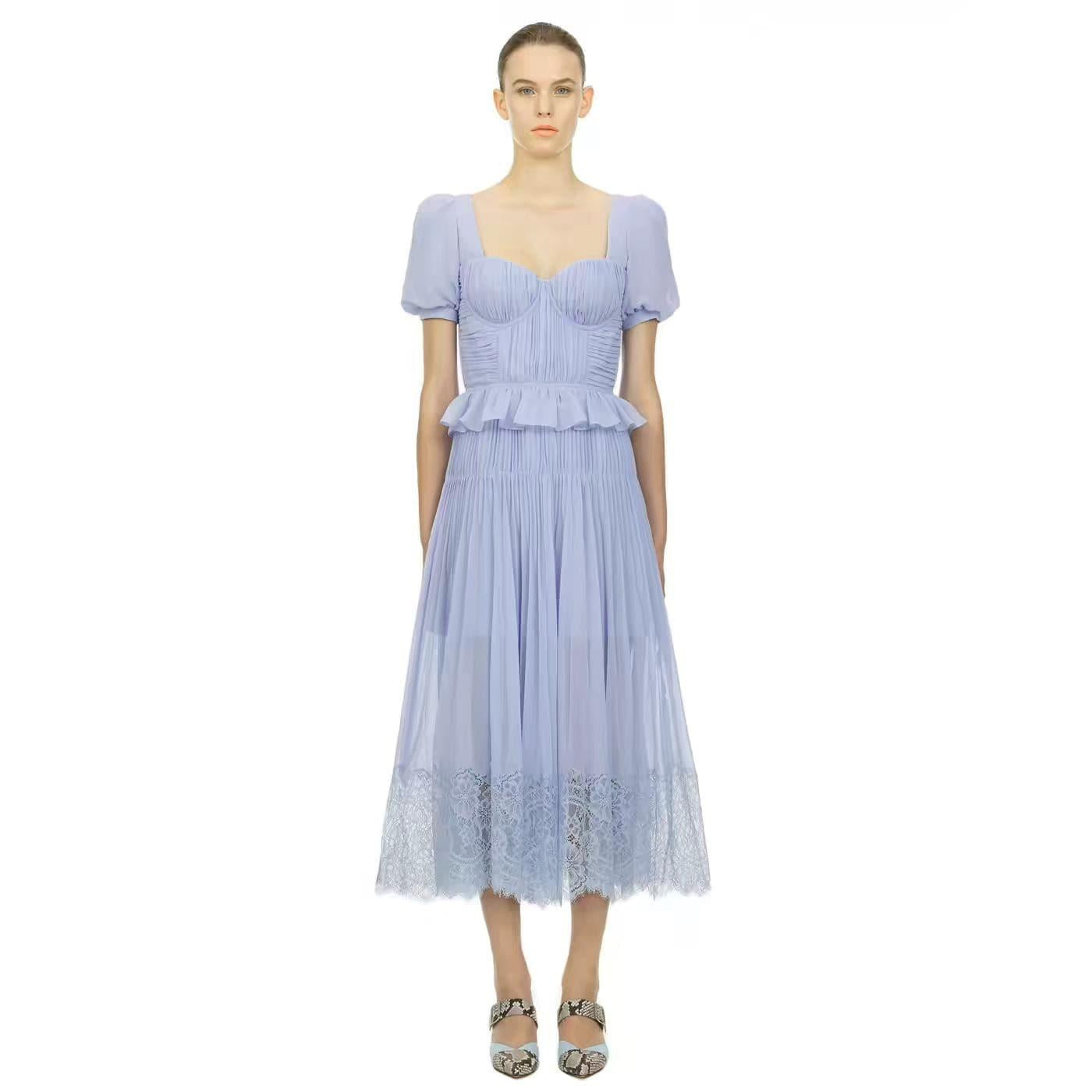 vintage ruffle dress