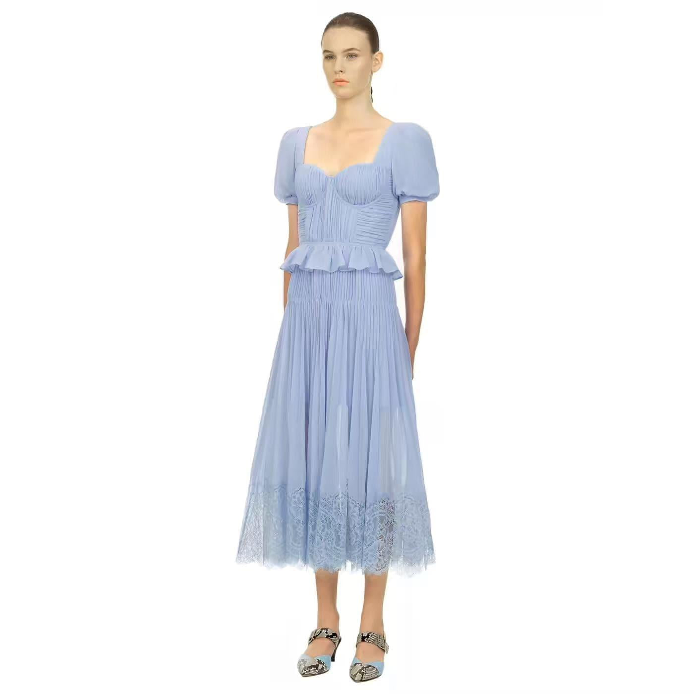 vintage ruffle dress