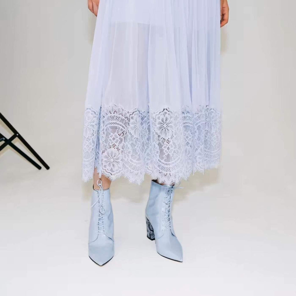 vintage ruffle dress