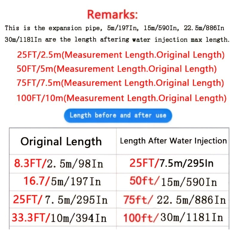 1pc Garden Water Hose 3/4 Expandable Magic Flexible Garden Hoses High Pressure Washing Hose Pipe Plastic For Watering Lawn
