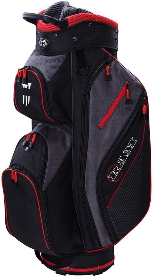 Ram Golf Lightweight Cart Bag with 14 Way Dividers Top