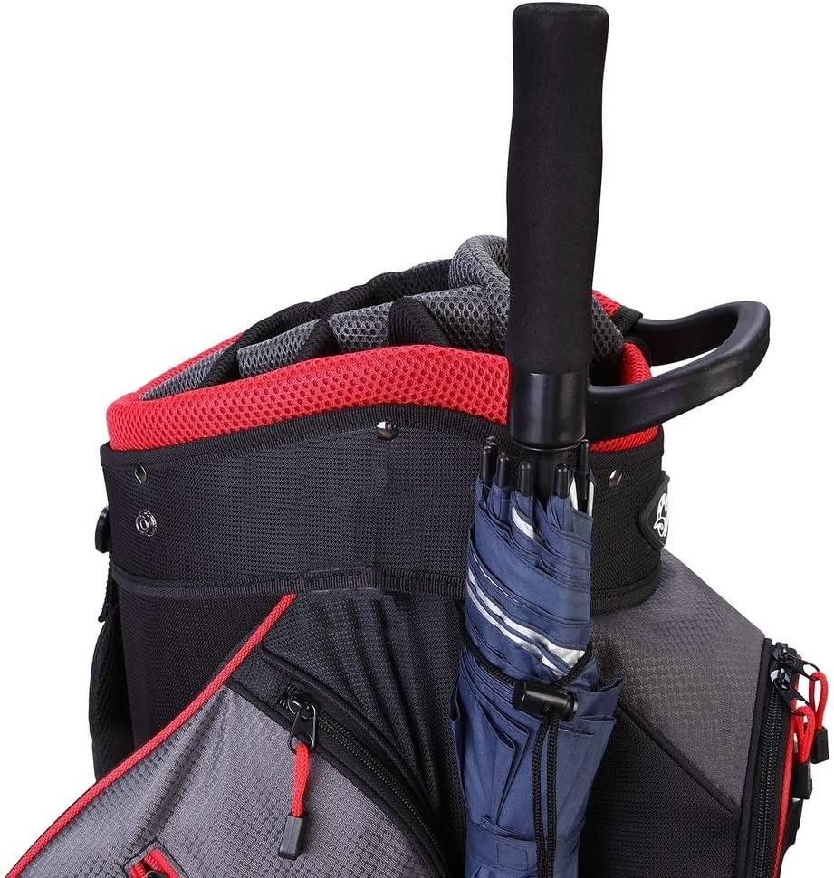 Ram Golf Lightweight Cart Bag with 14 Way Dividers Top