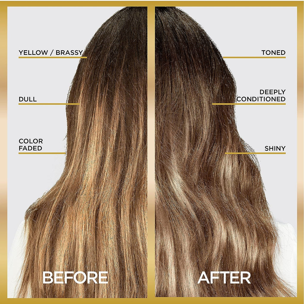 L’Oréal Paris Le Color Gloss One Step In-Shower Toning Hair Gloss, Neutralizes Brass, Conditions &amp; Boosts Shine, Smoky Bronde, 4 Ounce