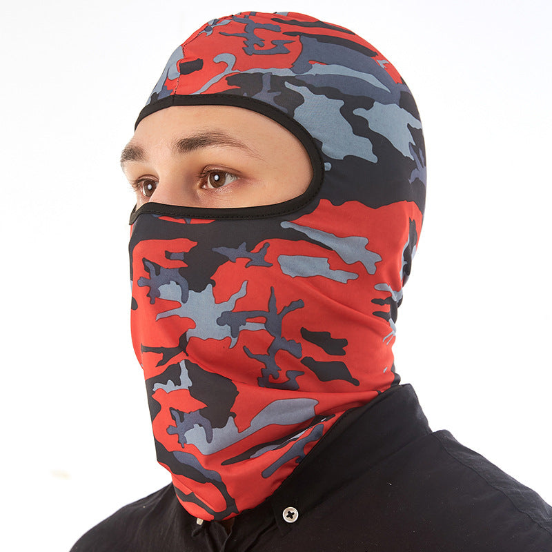1 PC Full Face Cover Hat Balaclava Hat, Army Tactical CS Winter Ski Cycling Hat Sun Protection Scarf Outdoor Sports Warm Face Masks