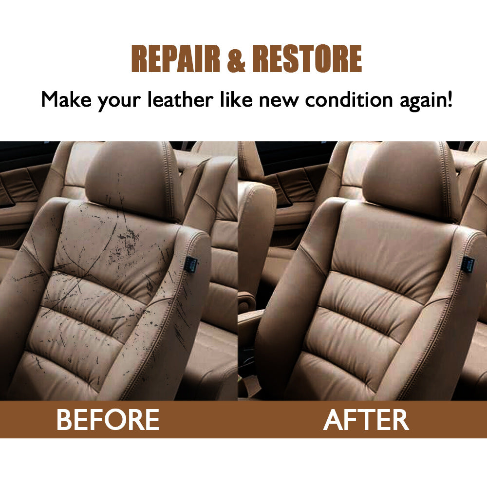 Restore Your Car Seats &amp; Steering Wheel with 20ml Leather Repair Gel - Home Leather Refurbishment Made Easy!