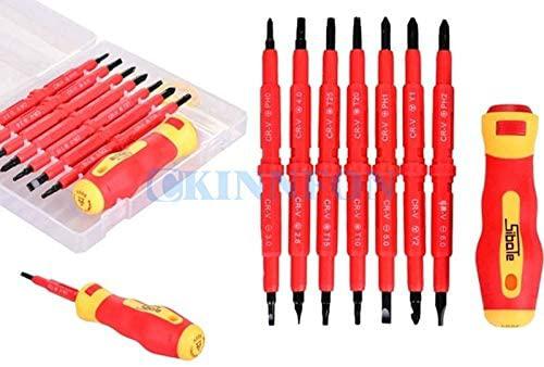 Screwdriver DHL 20Set7pcs Electrician's Insulated Electrical Hand Screwdriver Tool Set Home Garden Hand Tools With Box