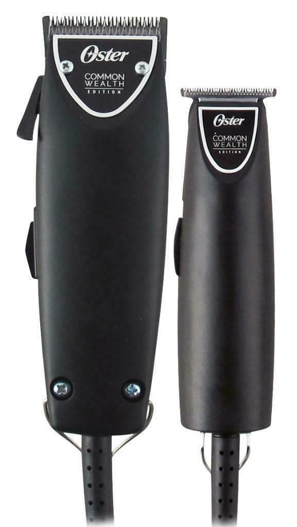 Oster Common Wealth Fast Feed Clipper T-finisher Trimmer Barber Combo Black