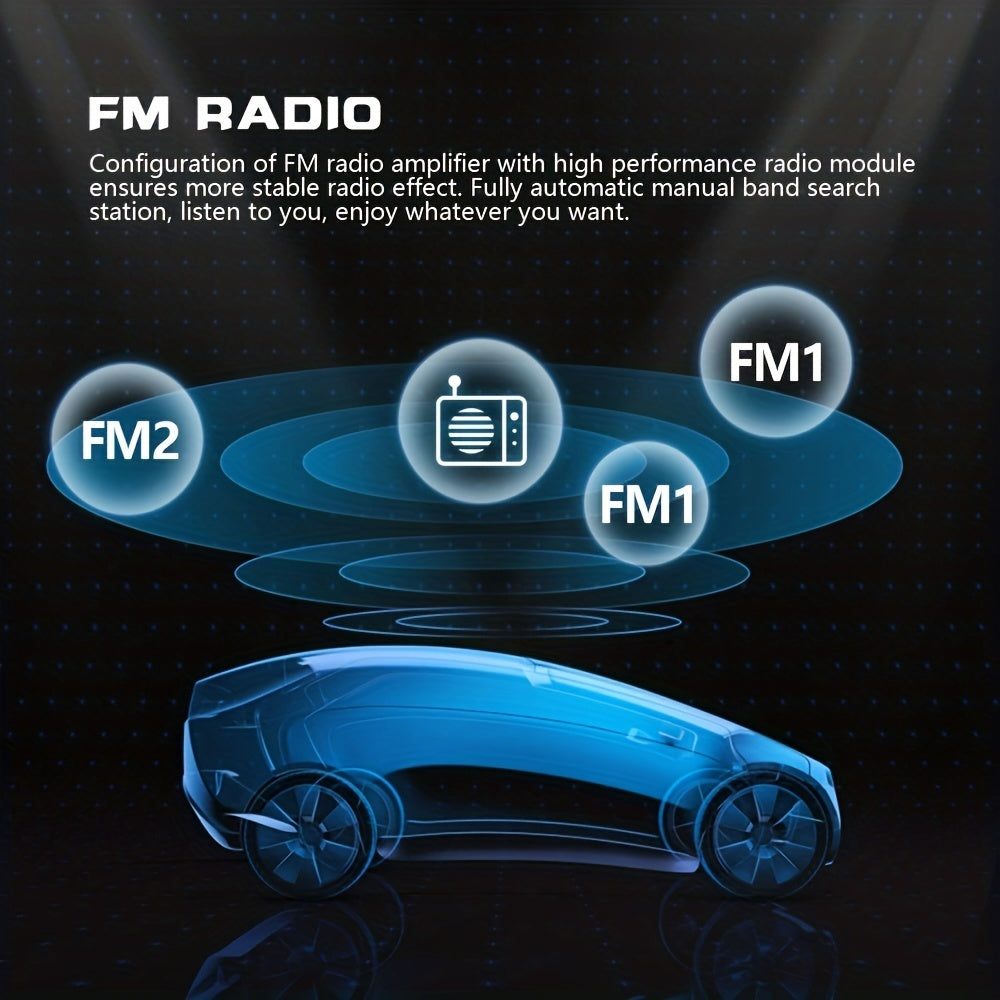 7-Inch HD Touch Screen Car Stereo Radio Audio Double Din Car Multimedia Player With Mirror Link USB FM Autoradio+Remote Control +Steering Control