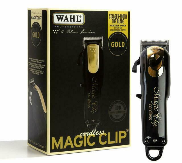 Wahl  5 Star 8148-100 Cordless Clipper - Black/Gold